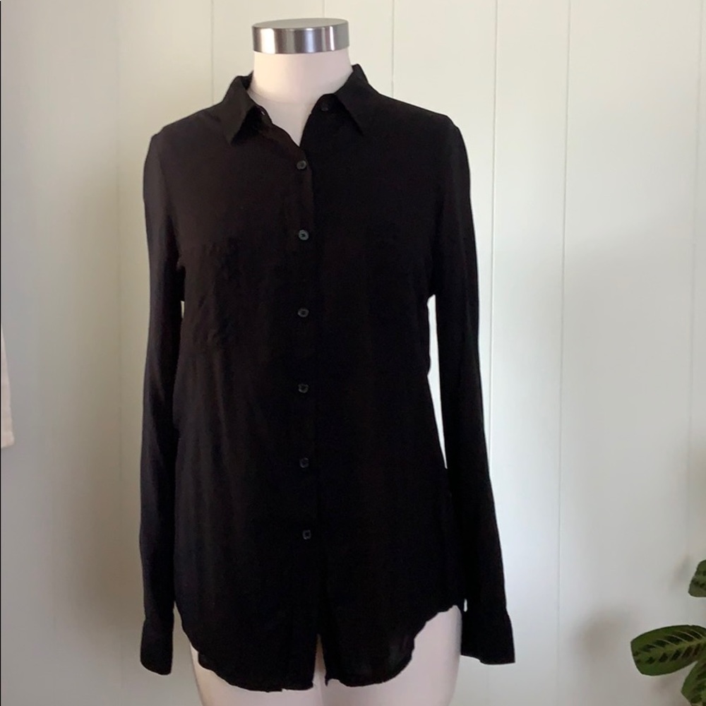 Black button up